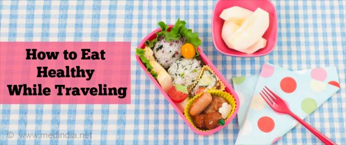 Healthy eating tips while traveling